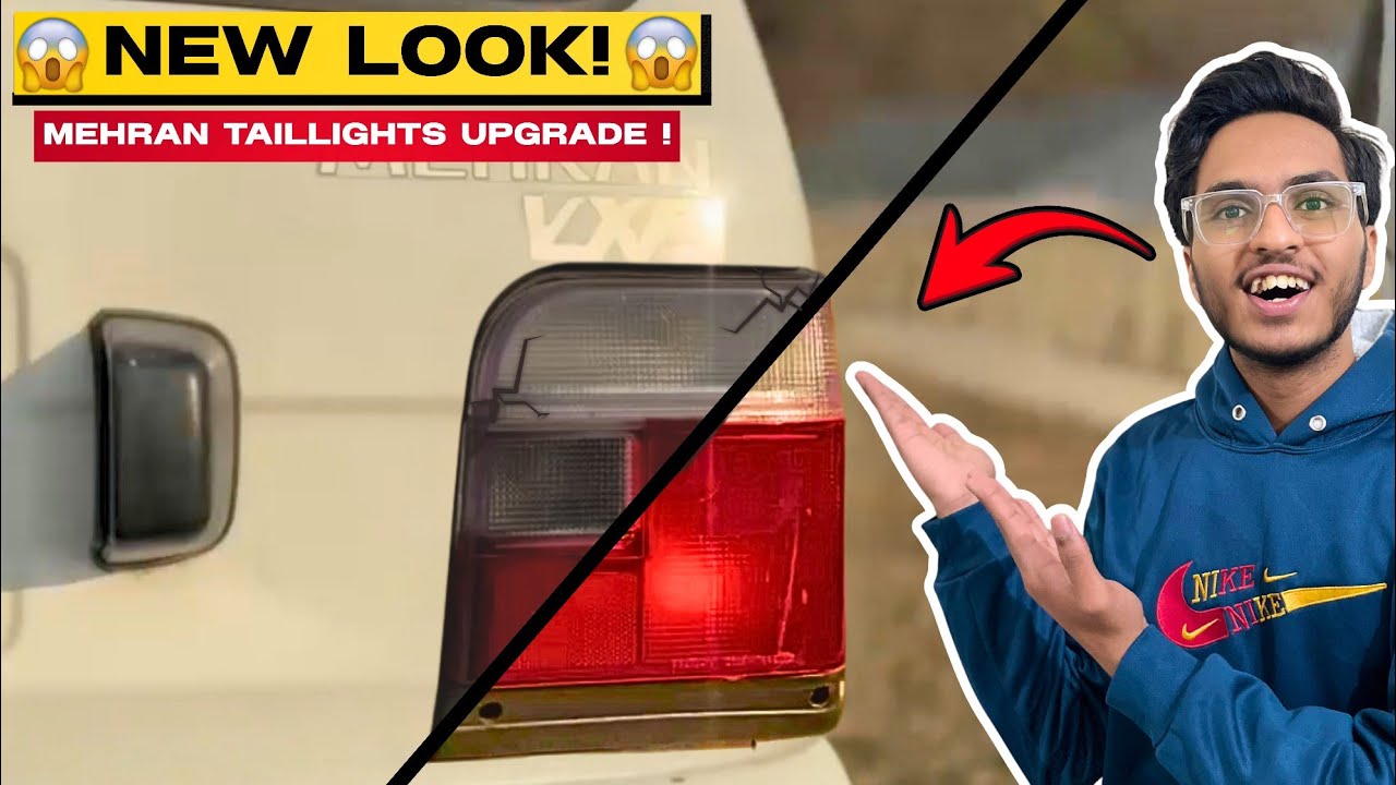 Suzuki Mehran BACKLIGHTS Upgrade ! (Wait until you see the surprise)😱
