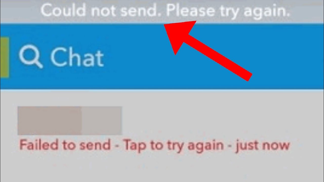 Snapchat Fix Could not send Please try again In Snapchat | Could not send Please try again Snapchat