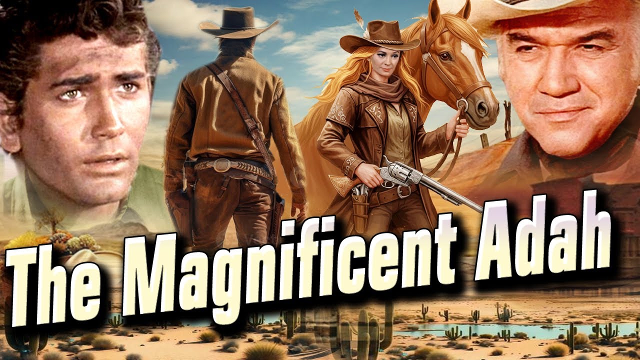 The Magnificent Adah  Adventure Cowboy Western Pernell Roberts, Dan Blocker Cine classic show