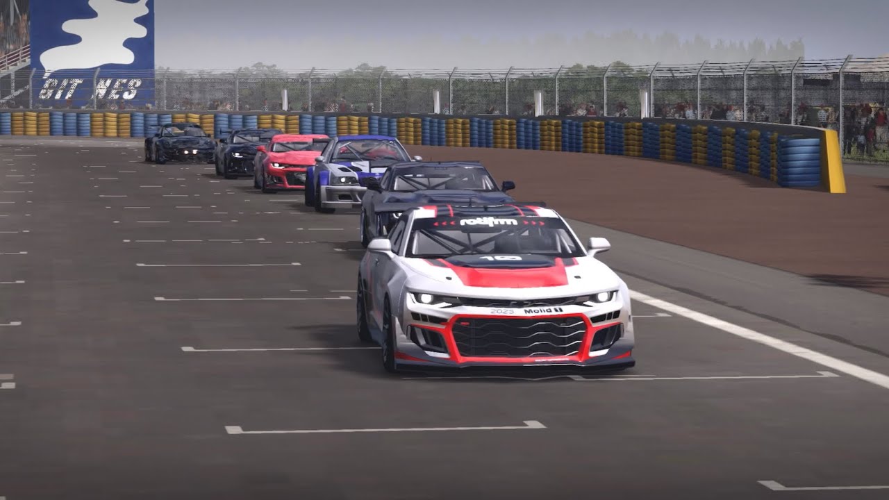 4 lap GT4 race at LeMans in the Camaro GT4 - Gran Velocita