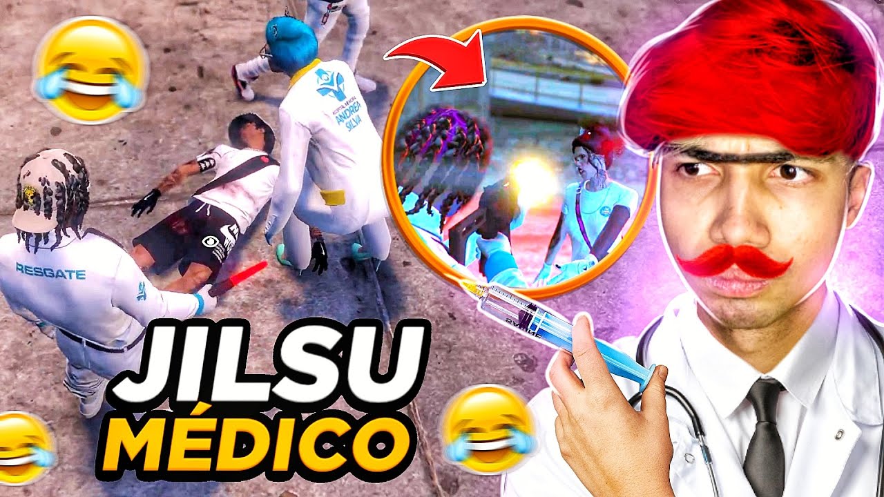 ATR0PELEI TODOS do HOSPITAL 😂 JILSU O MEDICO MALUCO 🤪 GTA RP