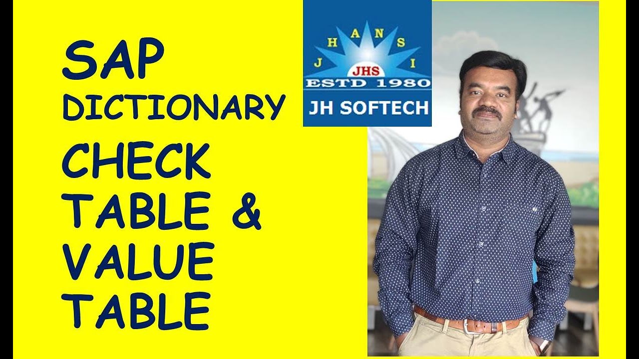 Проверка словаря SAP, таблицы значений