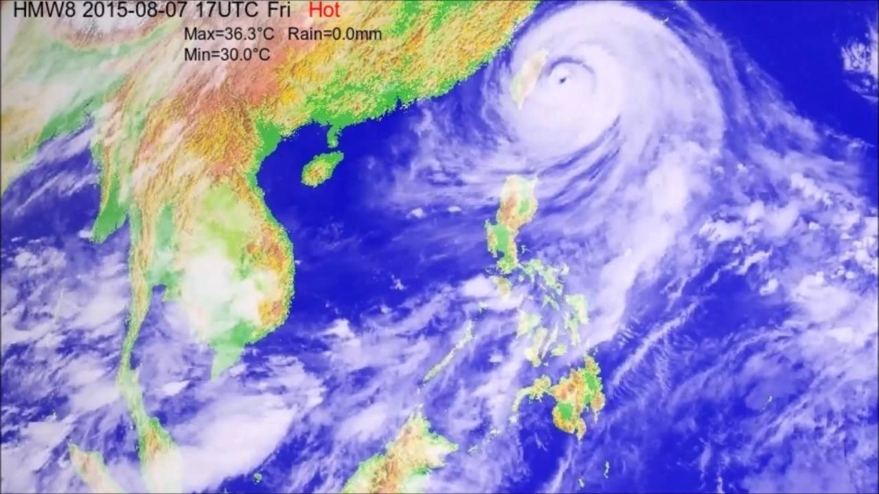The 2015 typhoon season over Southeast Asia