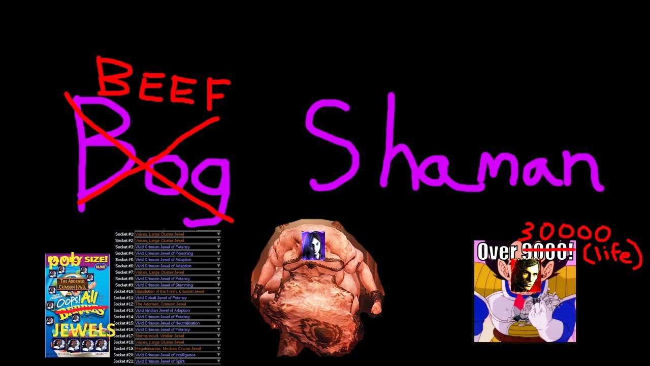 Phrecia 2.0  - league start - bog (beef) shaman - the pinnacle of lifestacking - multiple pobs