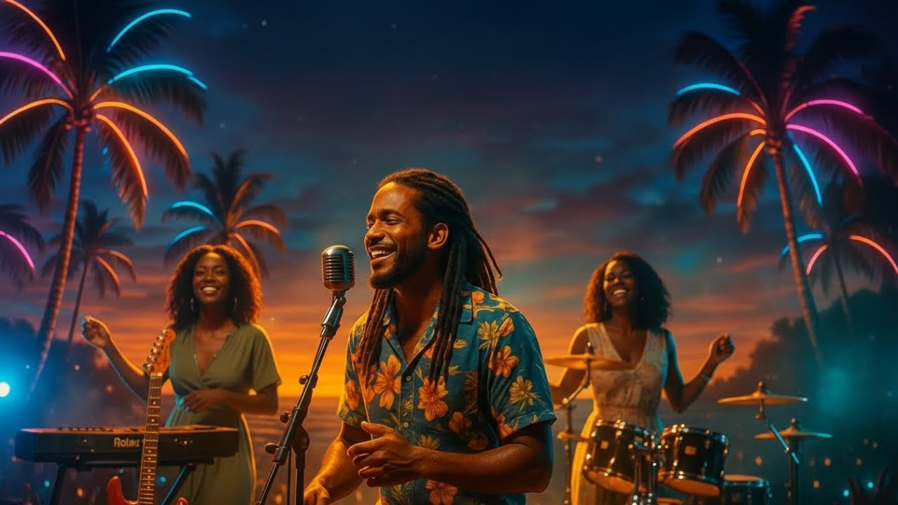 Tropical Reggae Flow 🌴 Valentine Vibes | Mellow Puff Music for Easy Island Love