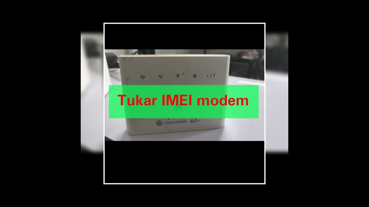 Cara Tukar Imei modem Huawei