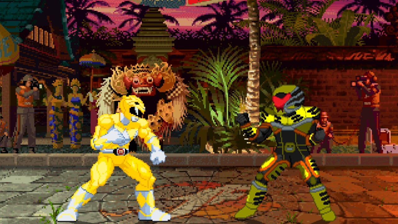 [MUGEN] Mighty Morphin Yellow Ranger vs Harimau Torga (Power Rangers vs Satria Heroes)