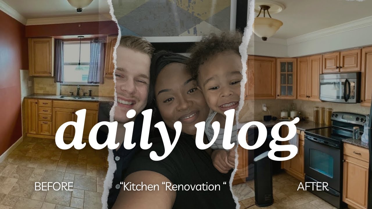 Painting our Kitchen & A Stormy Restaurant Run 🏡🍲: A Day in the Life of Our Family (DITL)