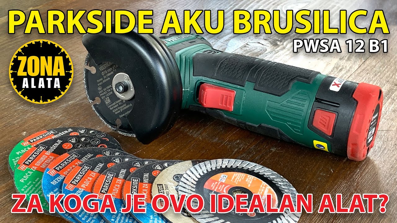Parkside PWSA 12 B1 Mini Brusilica - Za Koga Je Idealna? - UNBOXING, REVIEW & TEST 4K