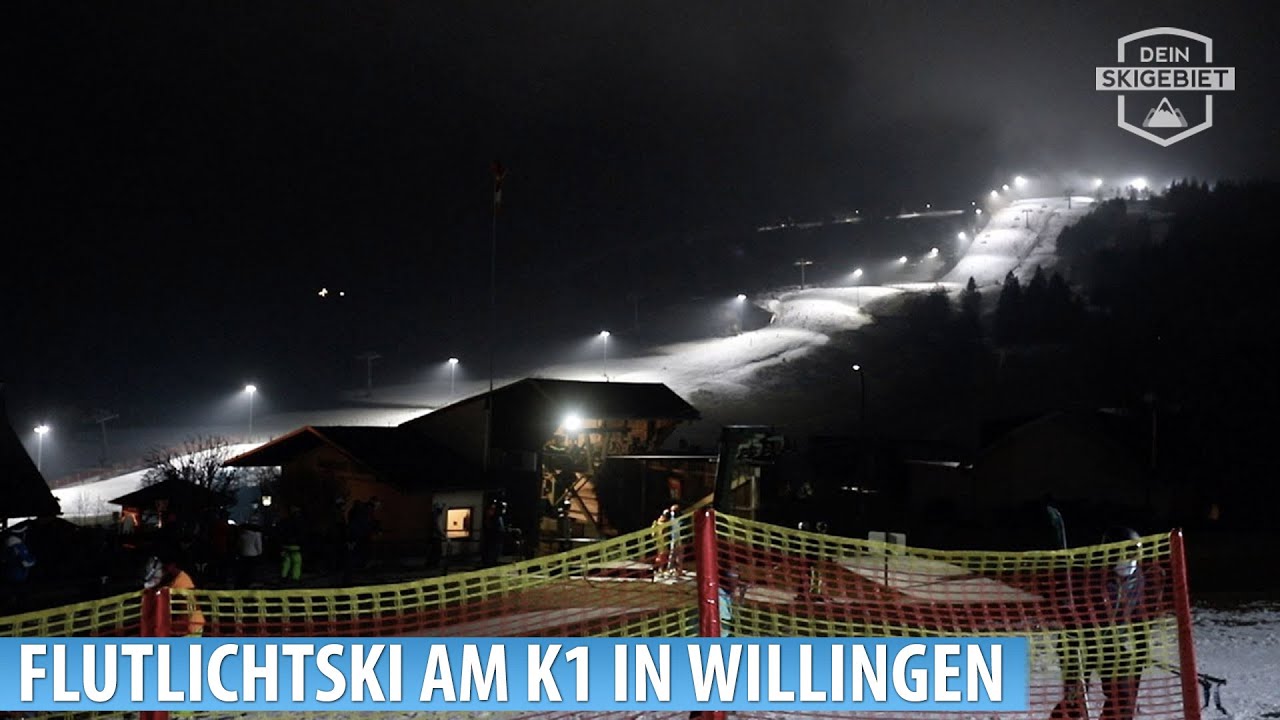 Willingen: Nachtski an der Sesselbahn K1