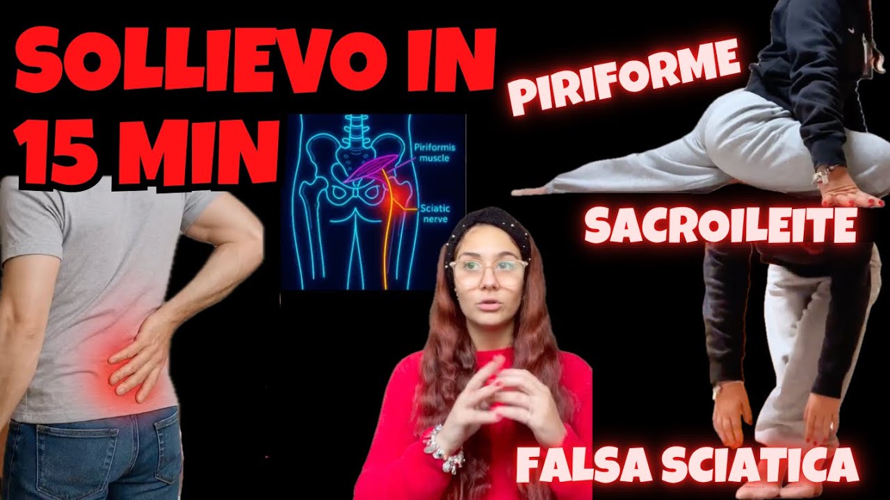 Come alleviare il dolore al piriforme: esercizi facili e spiegati passo passo