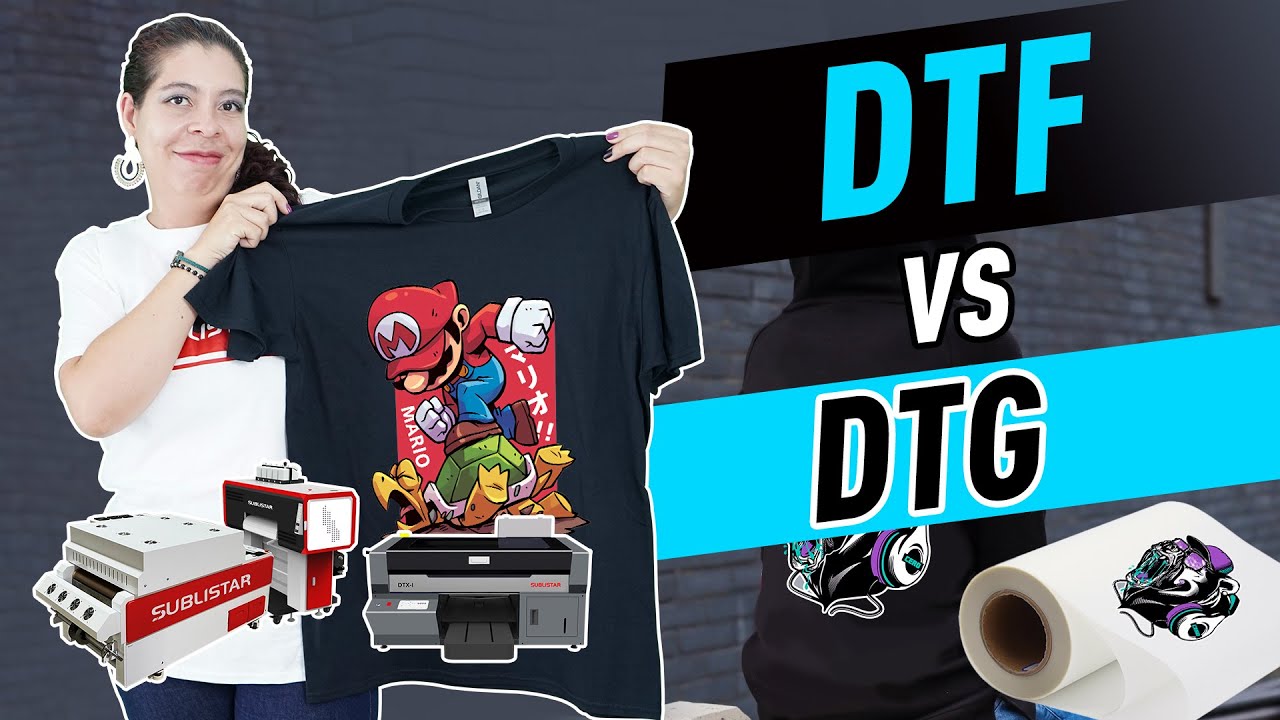 😉Impresi&oacute;n DTF y DTG, &iquest;C&oacute;mo elegir?