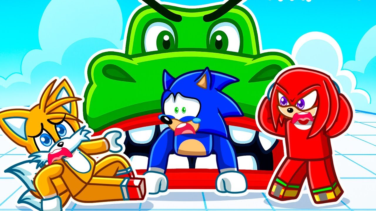 Sonic Plays Roblox CHOMPED With MY FRIENDS...