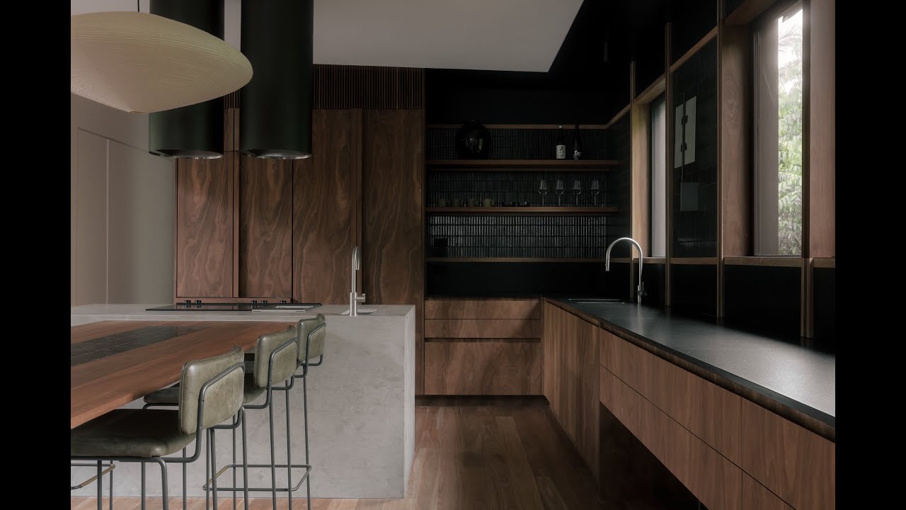 Yukari House by Tanev Muir Architects, awarded for exceptional residential interior design.