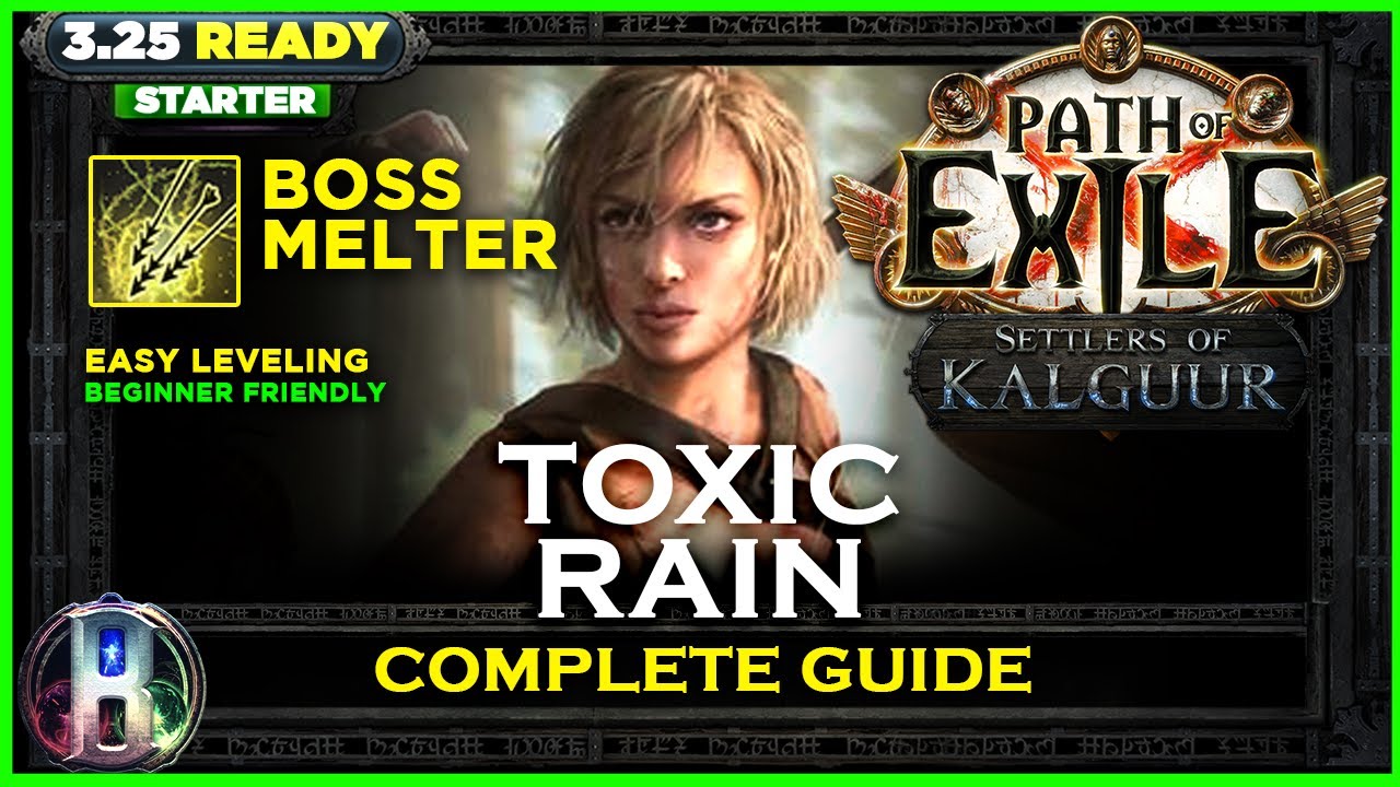 [PoE 3.25] LEAGUE STARTER - TOXIC RAIN PATHFINDER - PATH OF EXILE SETTLERS OF KALGUUR - POE BUILDS