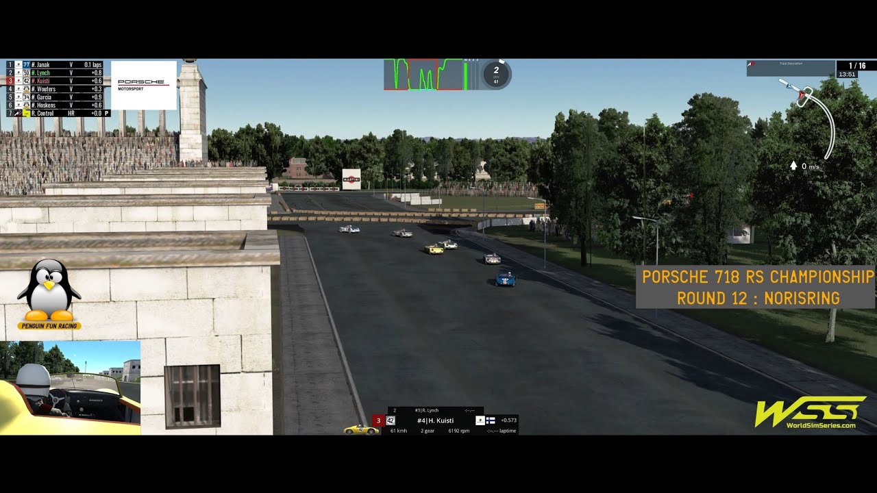 Porsche 718 rs Spyder race at Norisring