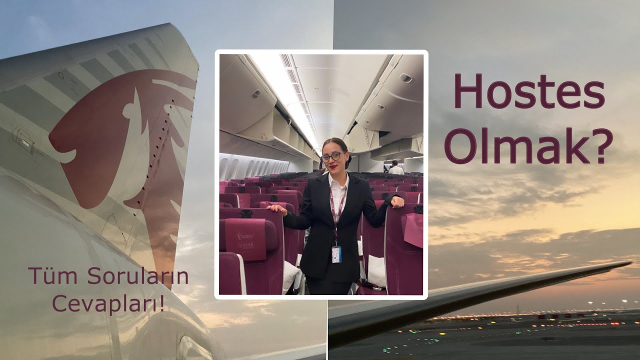 HOSTESLİKLE İLGİLİ TÜM SORULARINIZI CEVAPLADIK | Türkiyede Kabin Memuru Olmak vs Yurtdışında Olmak