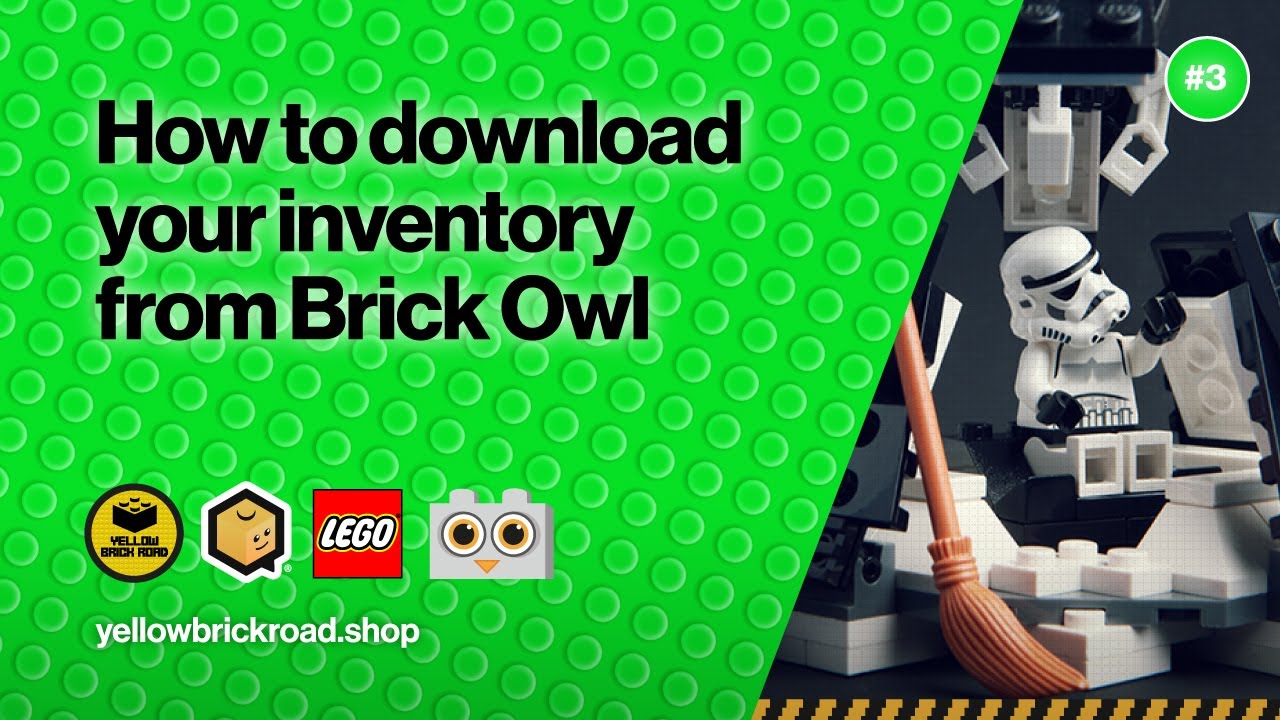 How To Download Your Store Inventory From Brick Owl - LEGO Bricklink & Brick Owl Beginners Series