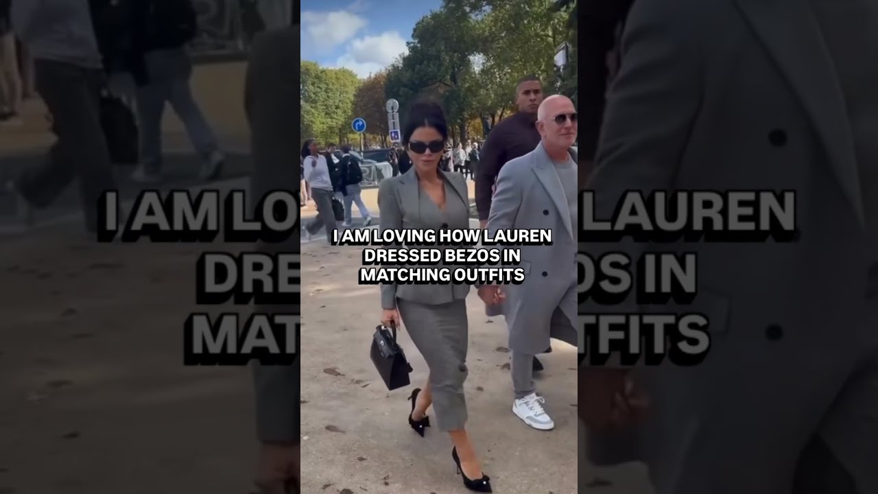 Lauren Sanchez and Jeff Bezos The couple that matches together stays together&hellip;