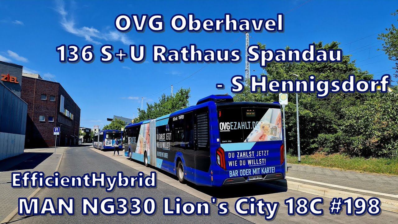 OVG Oberhavel - Linie 136, MAN NG330 Lion's City 18C #198