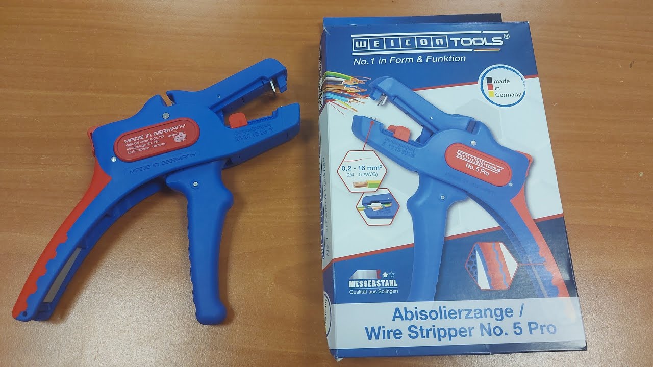 Weicon no. 5 pro, clește pentru dezizolat automat.