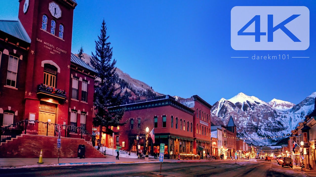 Telluride Colorado - Cinematic Walking Tour 4K