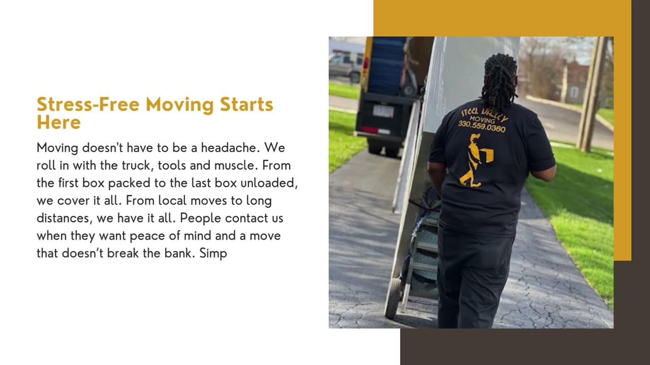 Affordable Moving Services in Youngstown, OH | Steel Valley Moving LLC