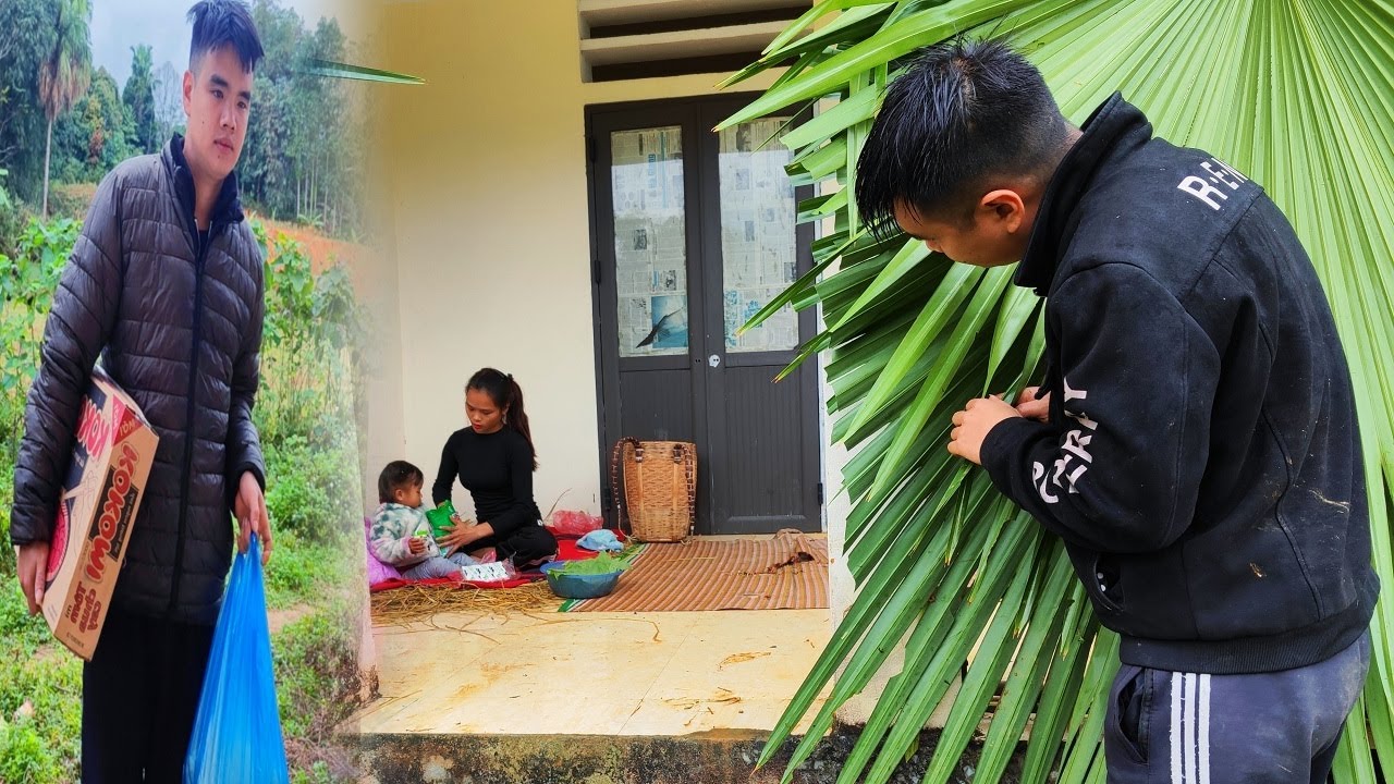 Full video: The husband secretly comes back to help mother and child