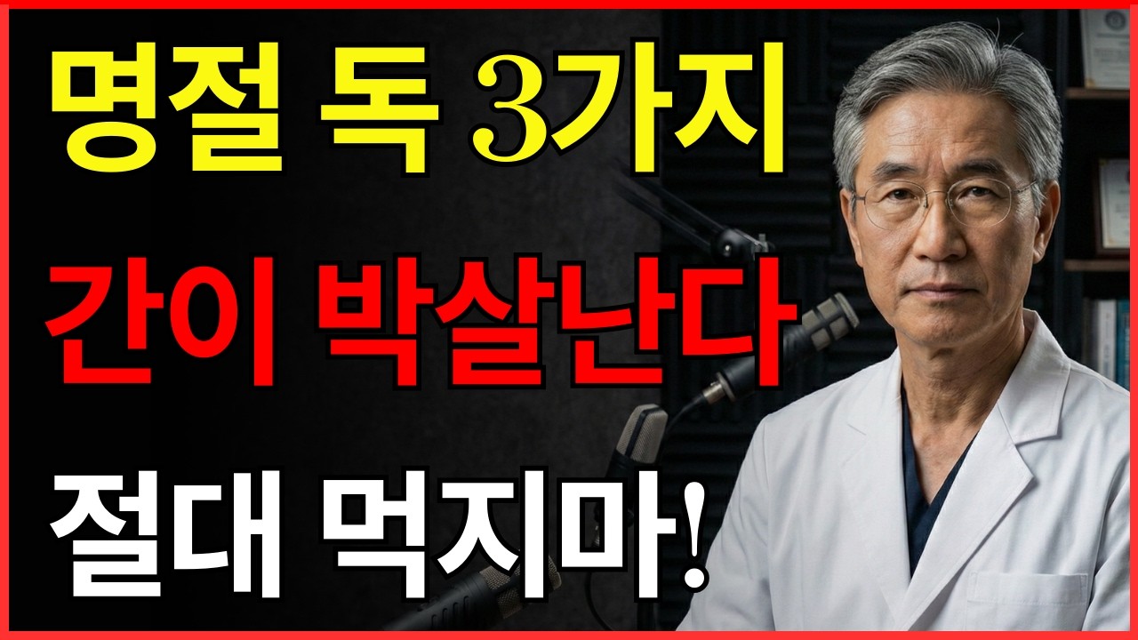 술보다 간을 더 빨리 썩게 하는 설날 음식 TOP 3!