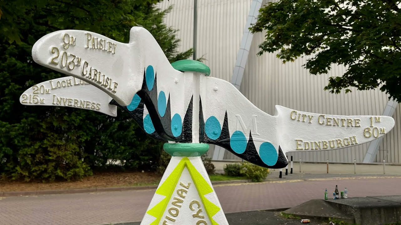 Day 8/13 Cycling from Paisley to Falkirk 4K