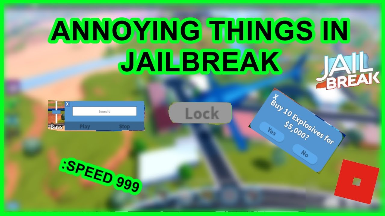 Top 10 ANNOYING Things In Jailbreak (Roblox)