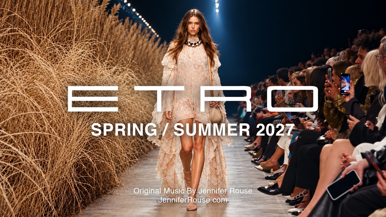 ETRO 2027 Spring/Summer Fashion Show - Milan Fashion Week - Original Music By Jennifer Rouse