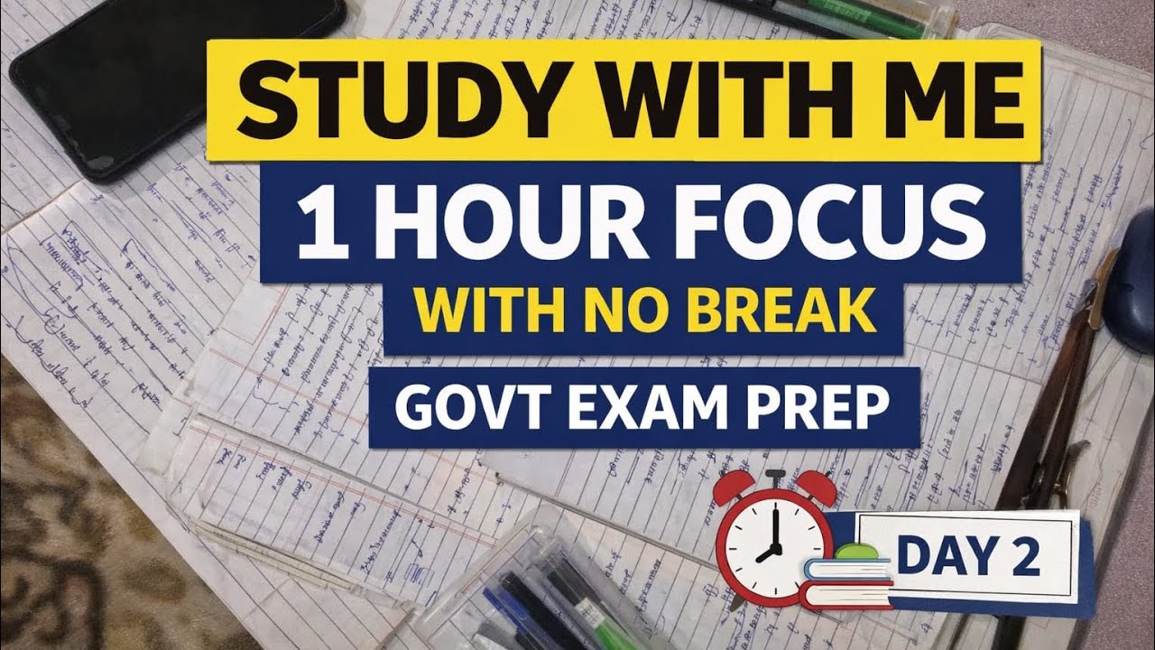 Early Morning Study With Me | Silent Study | Day 2 | 5:30 AM | Tuesday 
