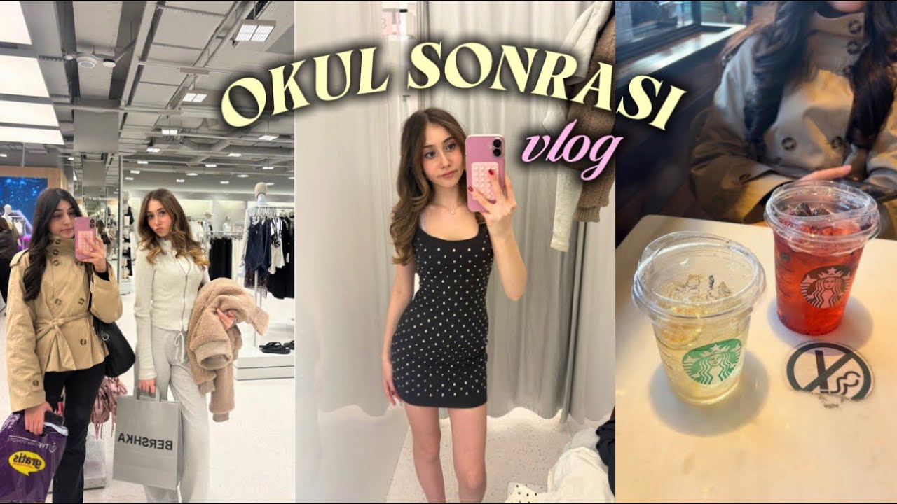 OKULDAN SONRA ARKADAŞIMLA ALIŞVERİŞ VLOG🛍️~ Simaliskoo