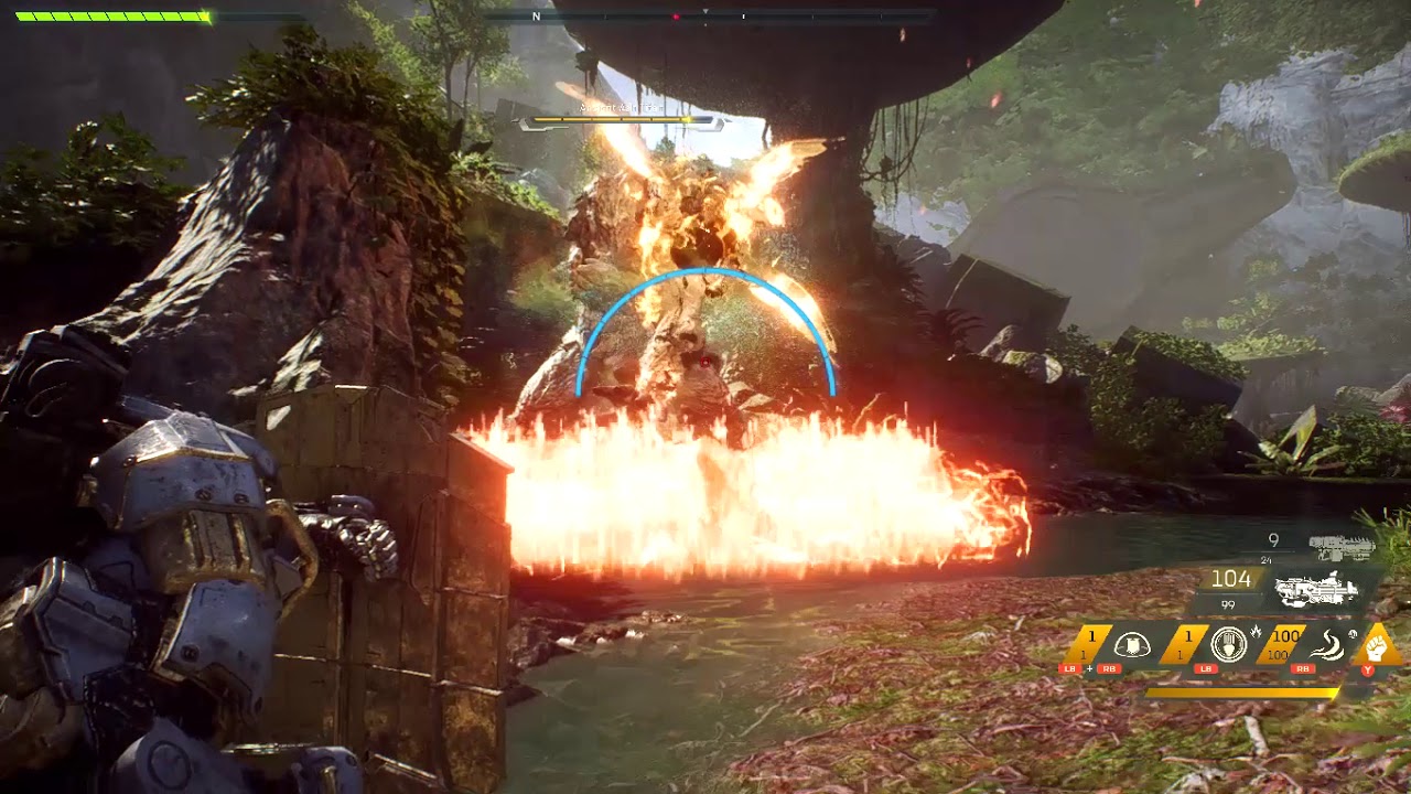 Anthem&trade; Demo:  Colossus vs Ancient Ash Titan (Hard) - Never Fight Alone