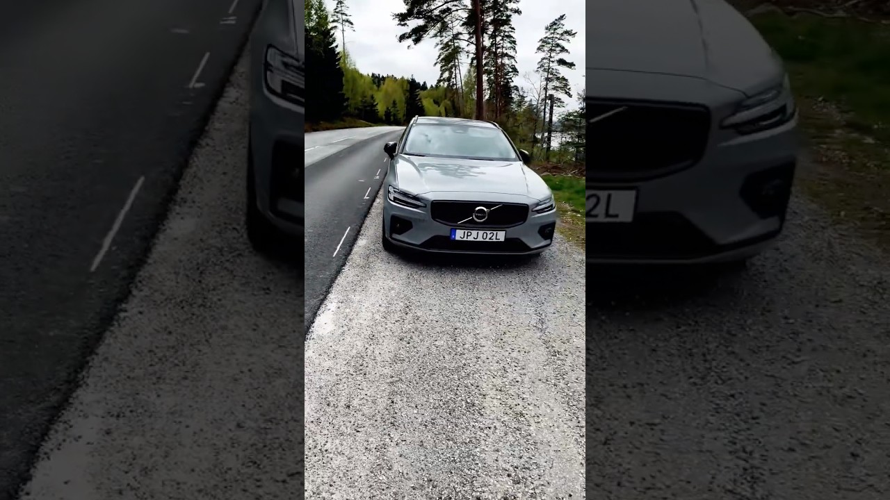 Volvo V60 B4 👌 #sweden #volvo #b4 #road #trip #car #automobile #nature #adventure