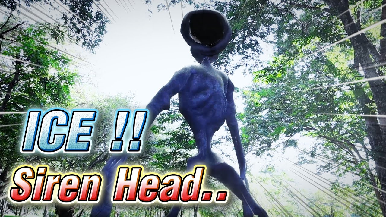 ไซเรนเฮดน้ำแข็ง !! ตัวโหดสีฟ้า Siren Head Ice.. - DAD's World [DING DONG DAD]