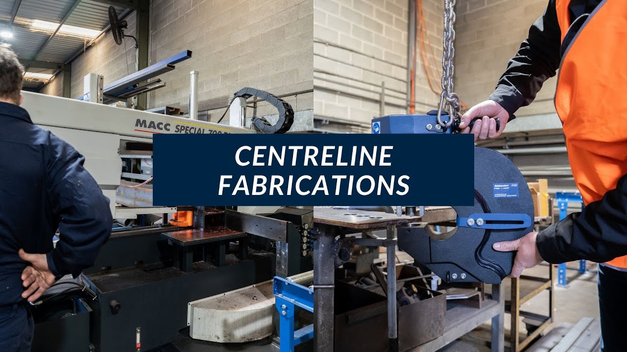 Centreline Fabrications uses a range of ITM tools and machines in their steel fabrication workshop