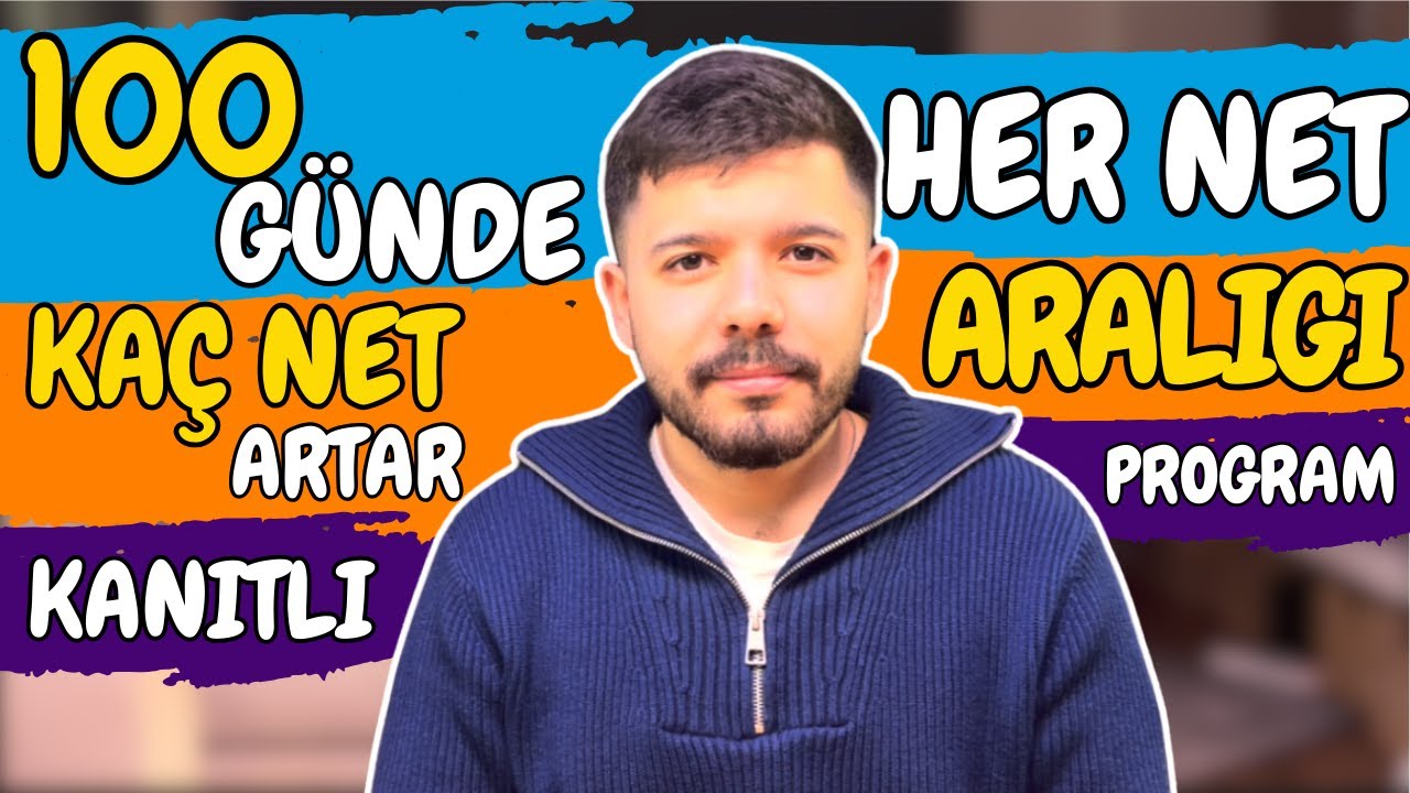 Kalan Sürede Kaç Net Artar (Kanıtlarıyla) | Her Net Aralığına Özel Sistem!