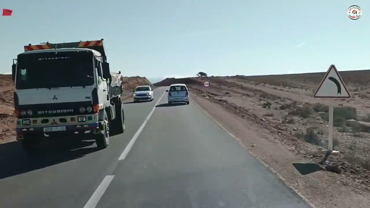 الطريق إلى المدينة السياحية الجميلة تافراوت من مدينة تزنيت 💍💎🇲🇦