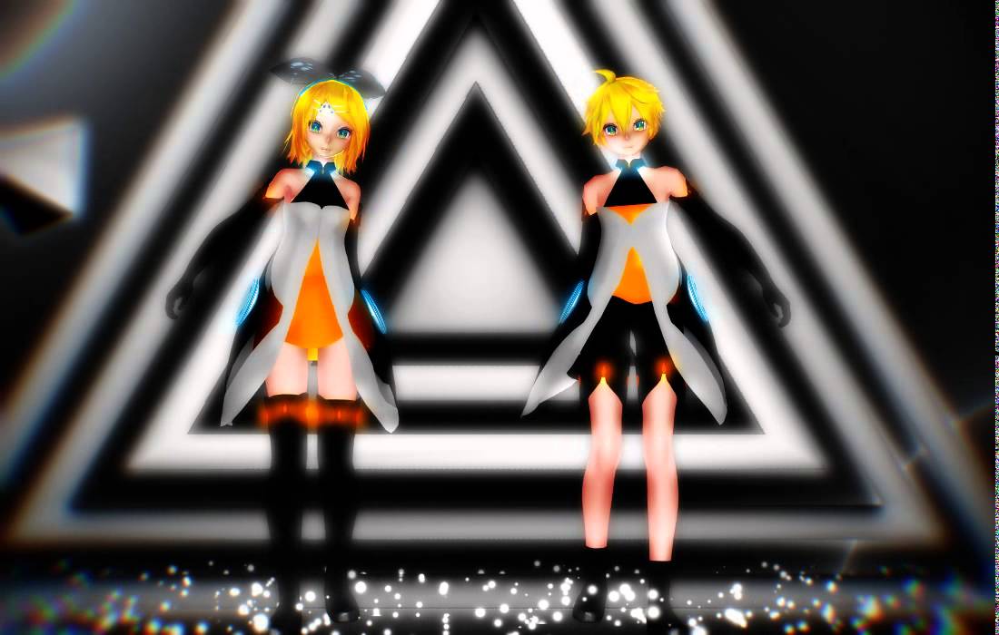 [MMD]_Rin & Len (Saiya-Remote Control)