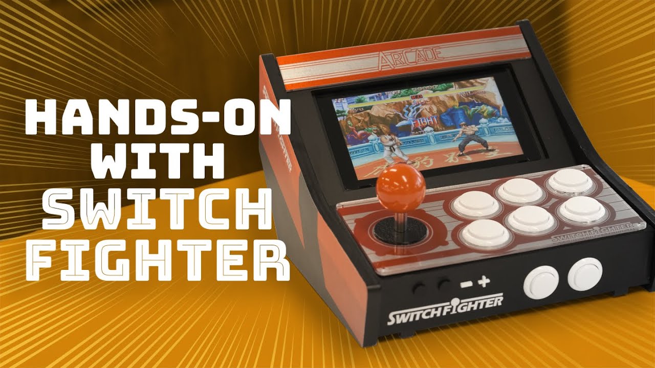 Turn your Nintendo Switch into a mini arcade cabinet! Hands-on with Switch Fighter!