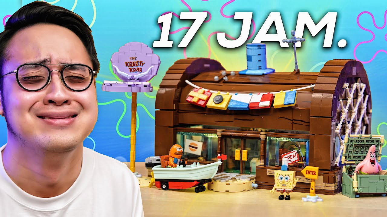 17 JAM BIKIN KRUSTY KRAB DI DUNIA NYATA ☺️