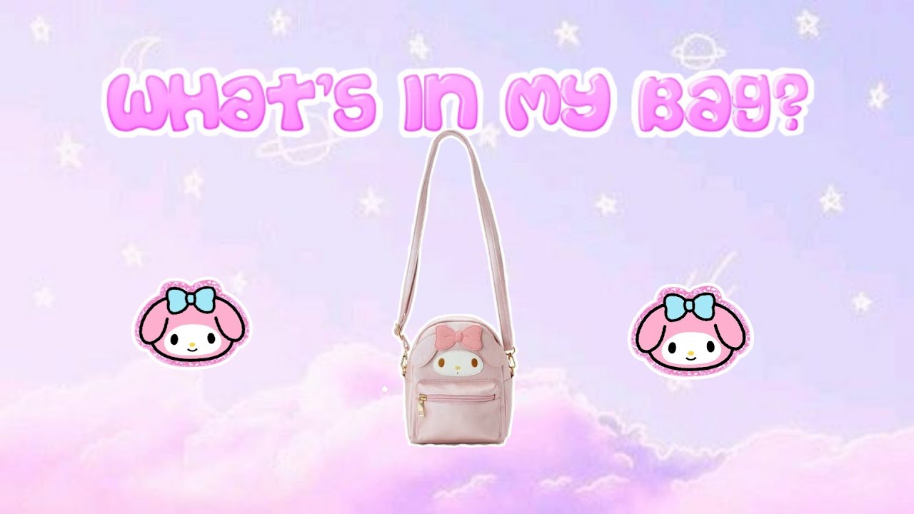 What's In My Bag- Kawaii Pink Pastel Girl Aesthetic 2020