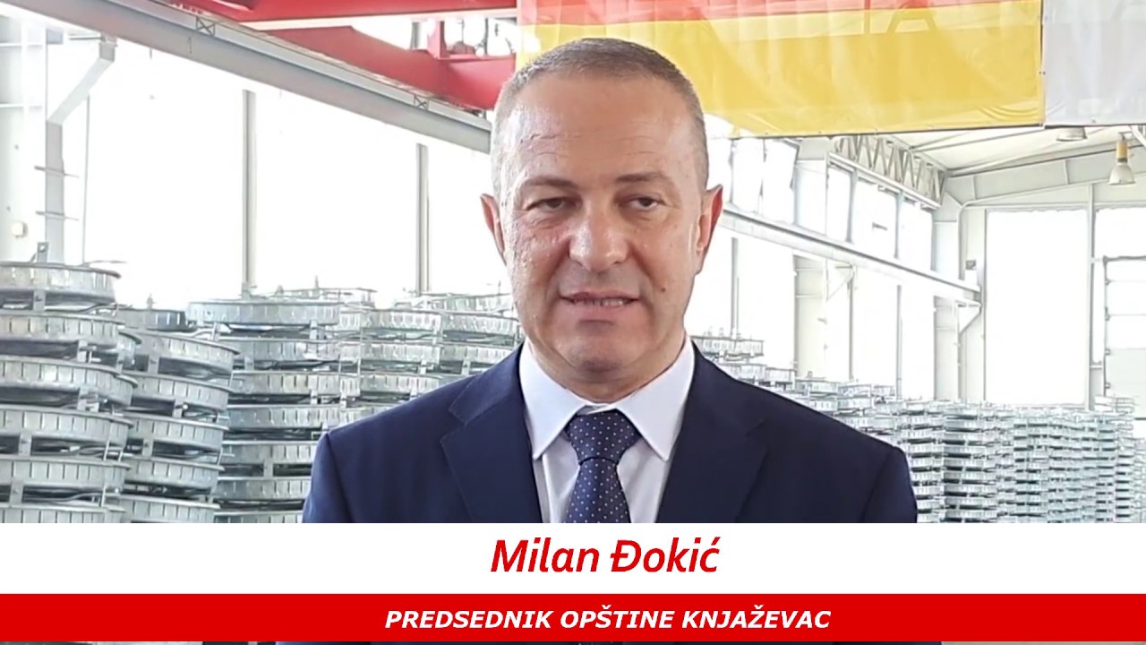 Milan Đokić o otvaranju kompanije Hatiba u Knjaževcu