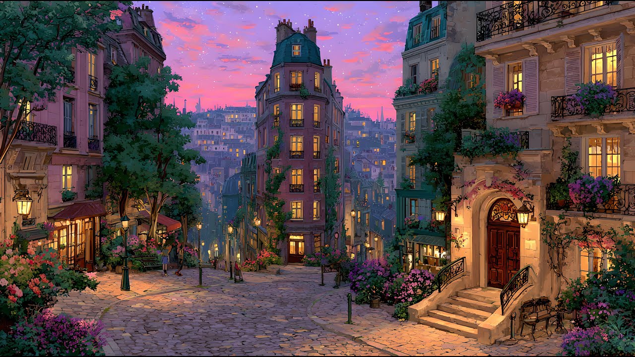 French Chanson Pop Songs | Idyllic Cobblestone Streets in Europe | Vol 1