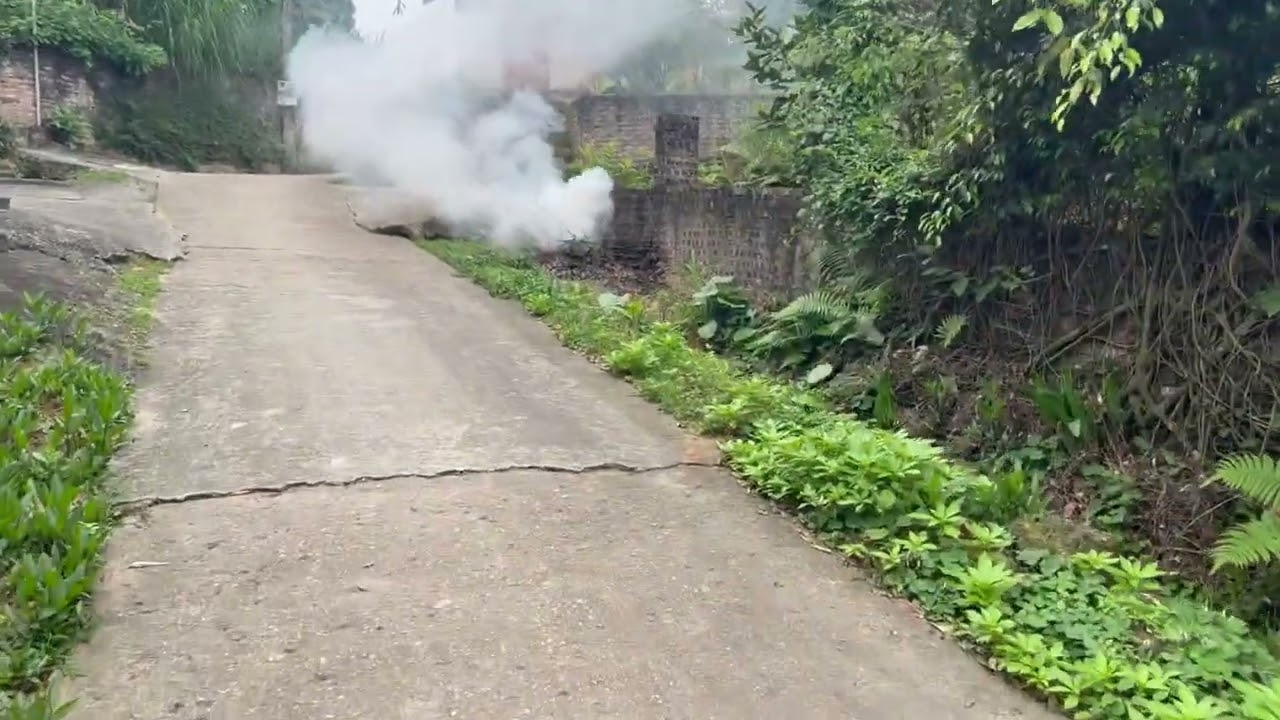 Ra đồng quê thăm ruộng xong về nhà đi quanh xóm làng