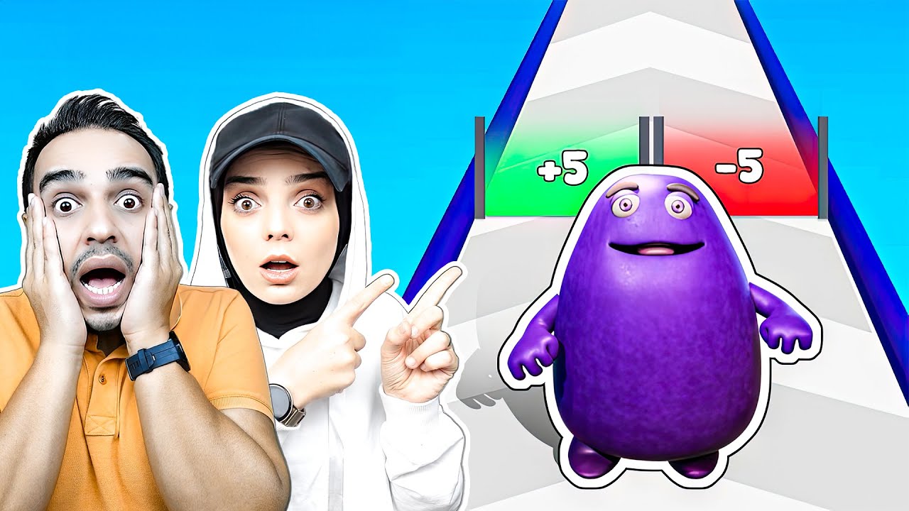 JÖLE ADAM KOŞUSU !! 😱 Grimase Run: Merge Master