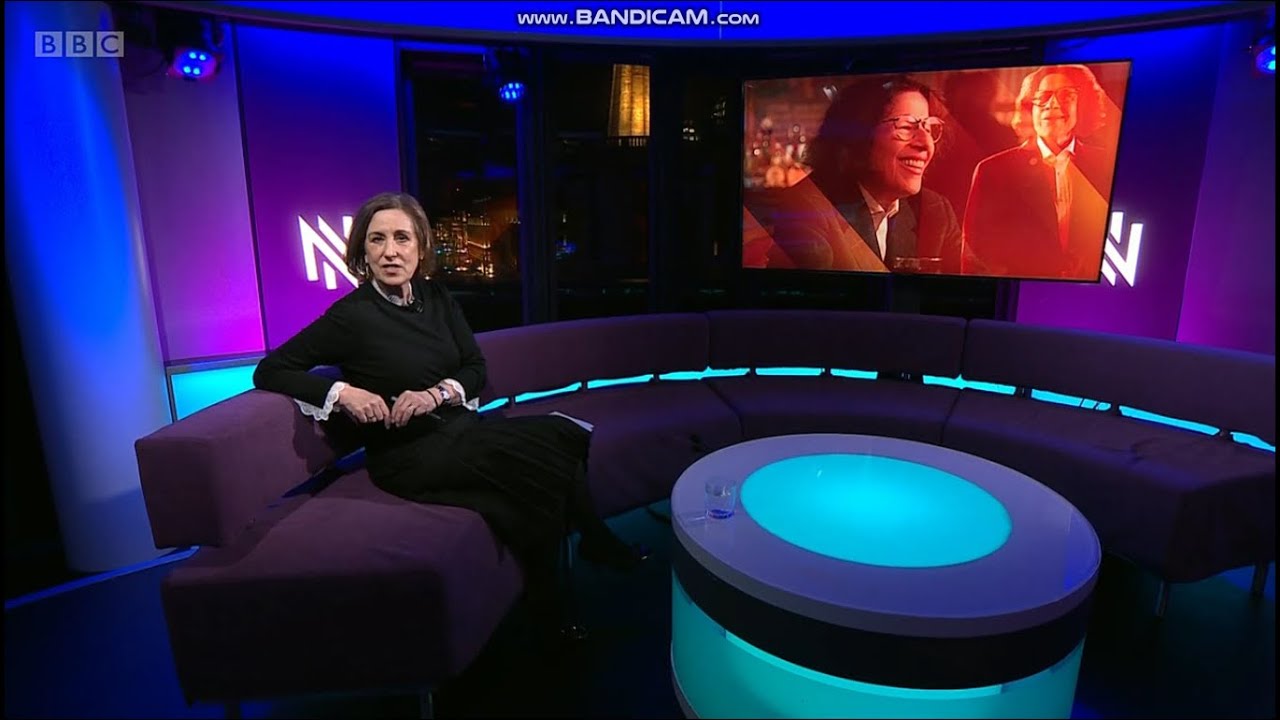 Kirsty Wark - Black Patterned Tights - 17/2/21