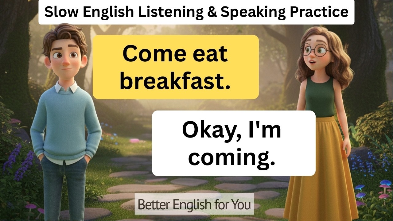 ✅ Slow English Listening & Speaking Practice | 1200+ Simple English Dialogues
